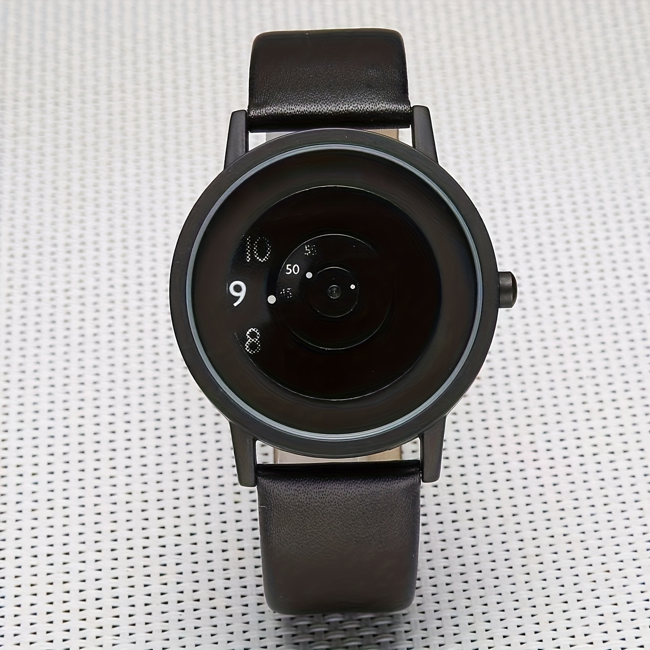 1pcBlack Technology Korean Edi - Canvas Strap Watch 评论和价格
