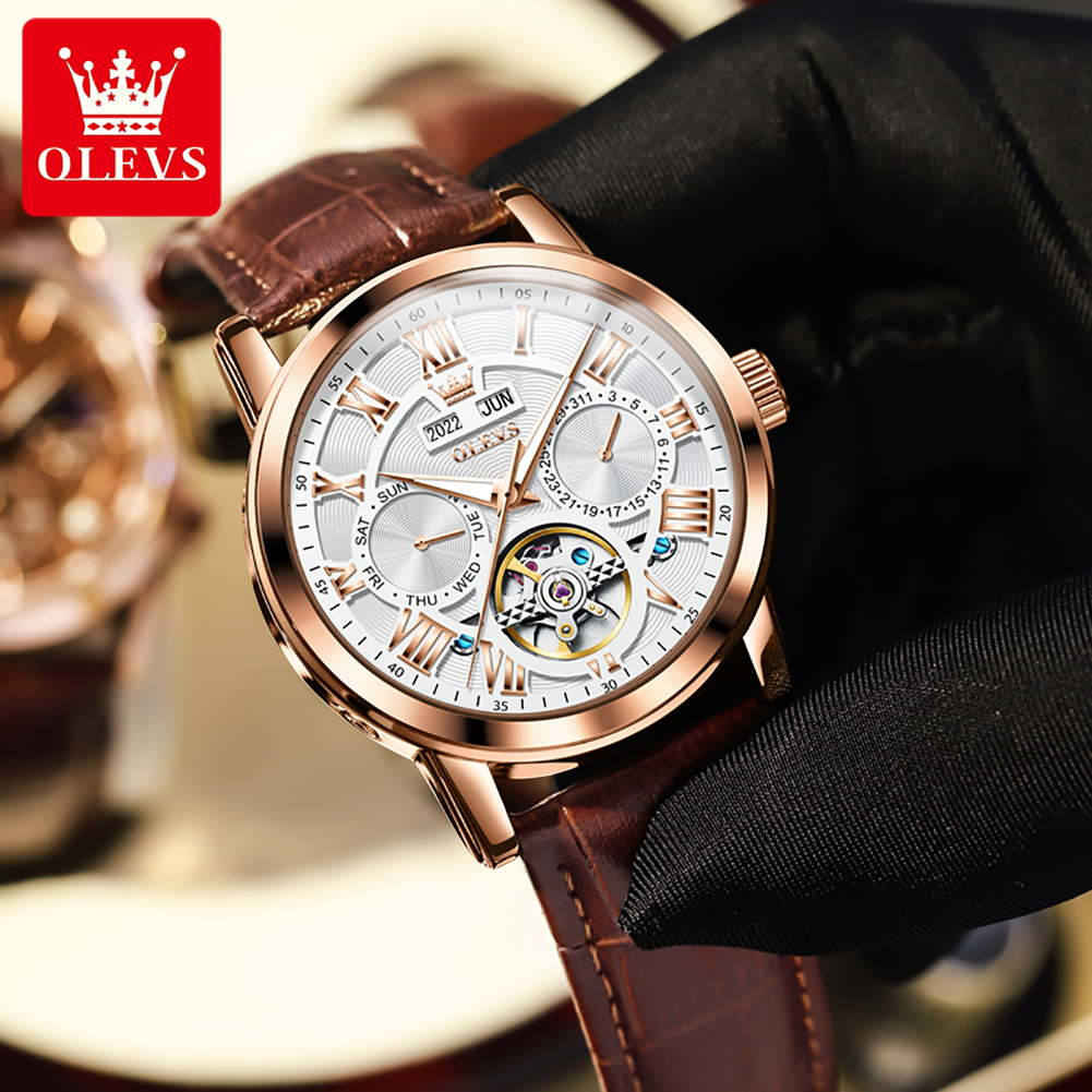 OLEVS 6668 Men Automatic Watch - Seiko Watch Presage 评论和价格