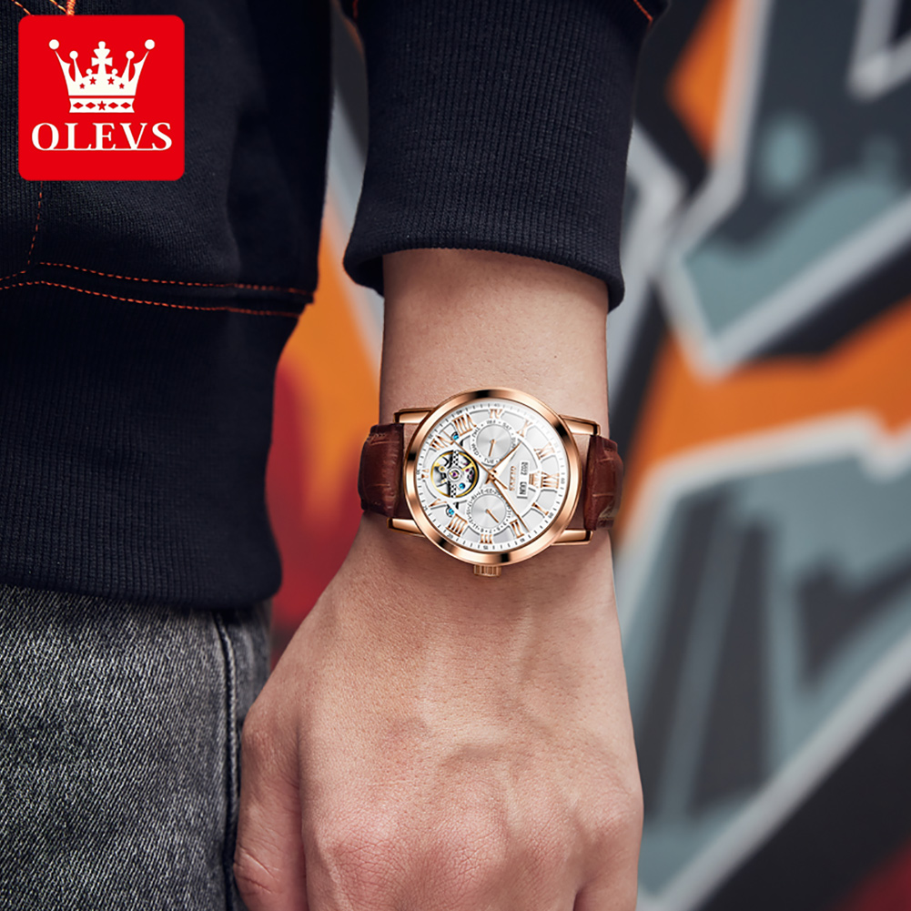 OLEVS 6668 Men Automatic Watch - Seiko Watch Presage 评论和价格