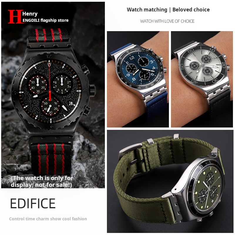 21mm Modified Metal steel adap - Nato Strap Nylon 评论和价格