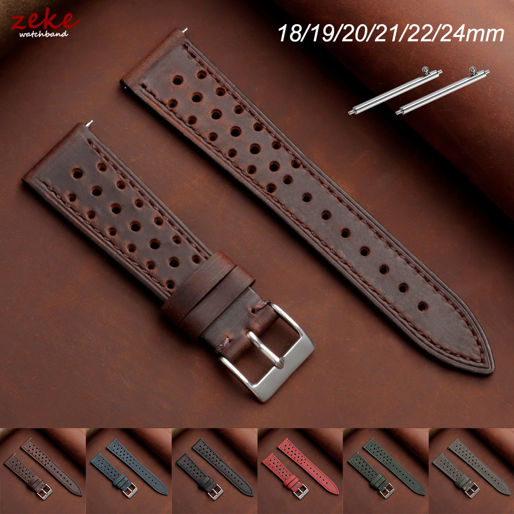 Vintage Racing Leather Watch S - Leather Strap Quick Release 评论和价格
