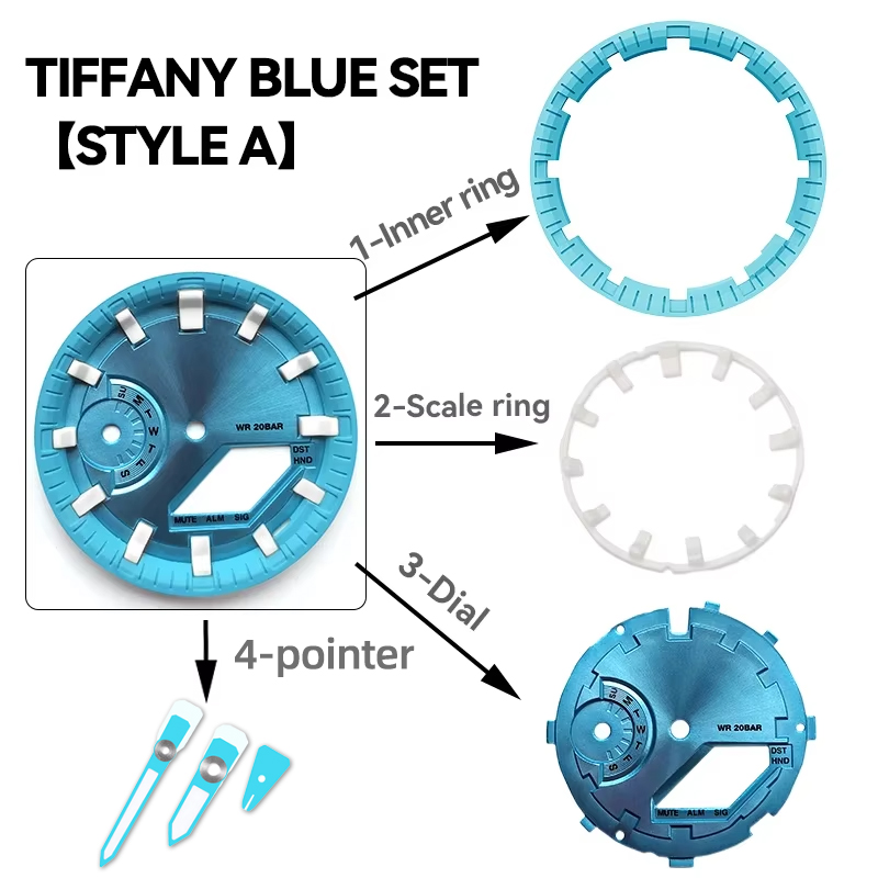DIY Metal Dial Index Ring Set  - Casio Watch G-Shock Ga-2100 评论和价格