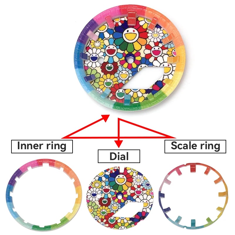 DIY Metal Dial Index Ring Set  - Casio Watch G-Shock Ga-2100 评论和价格