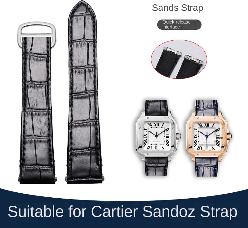 21mm 19mm Cow leather Watch St - Cartier Watch Tank 评论和价格