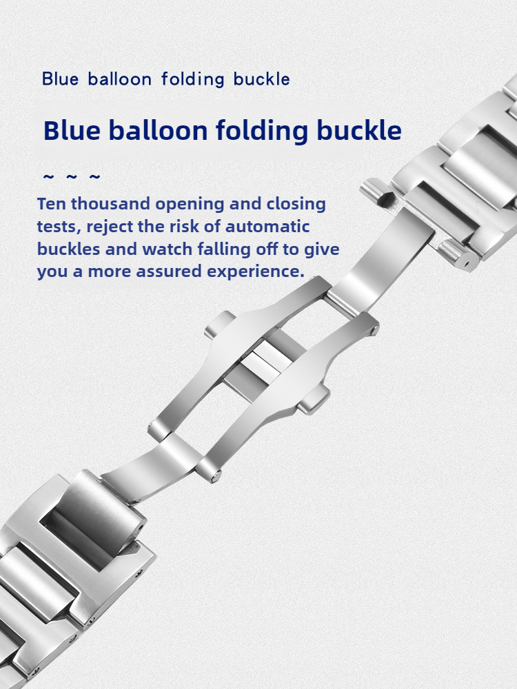 Stainless steel watch strap is - Cartier Watch Ballon Bleu 评论和价格