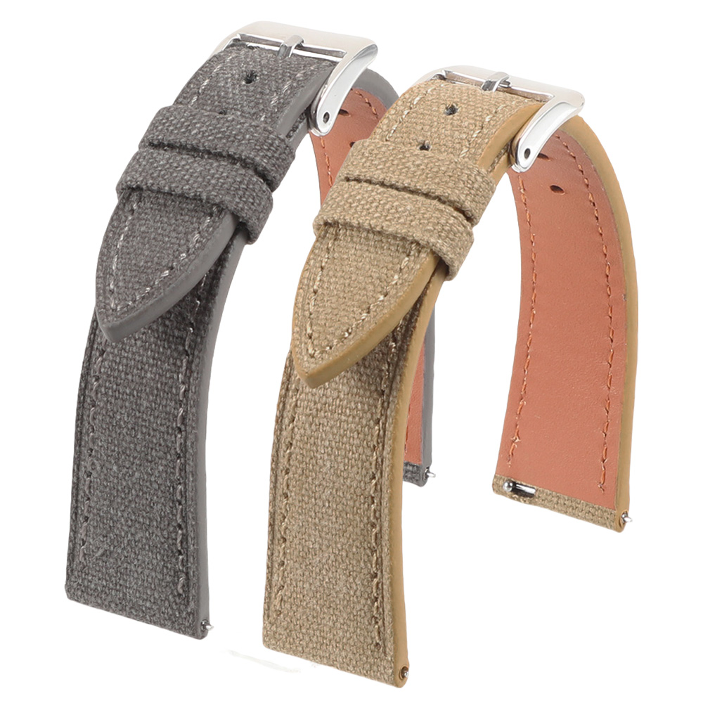Handcrafted Slim Watch Strap 1 - Canvas Strap Watch 评论和价格