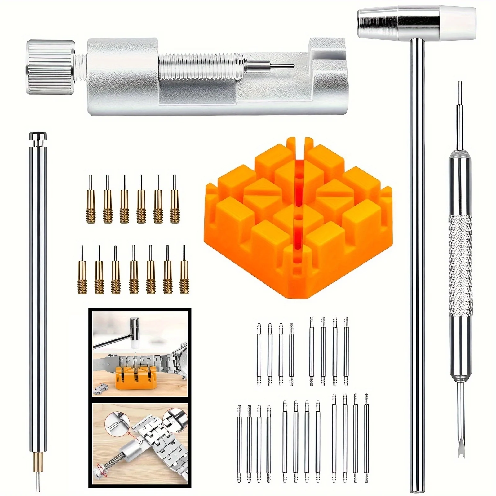 41pcs/set Watch Link , Watch B - Spring Bar Tool Set 评论和价格