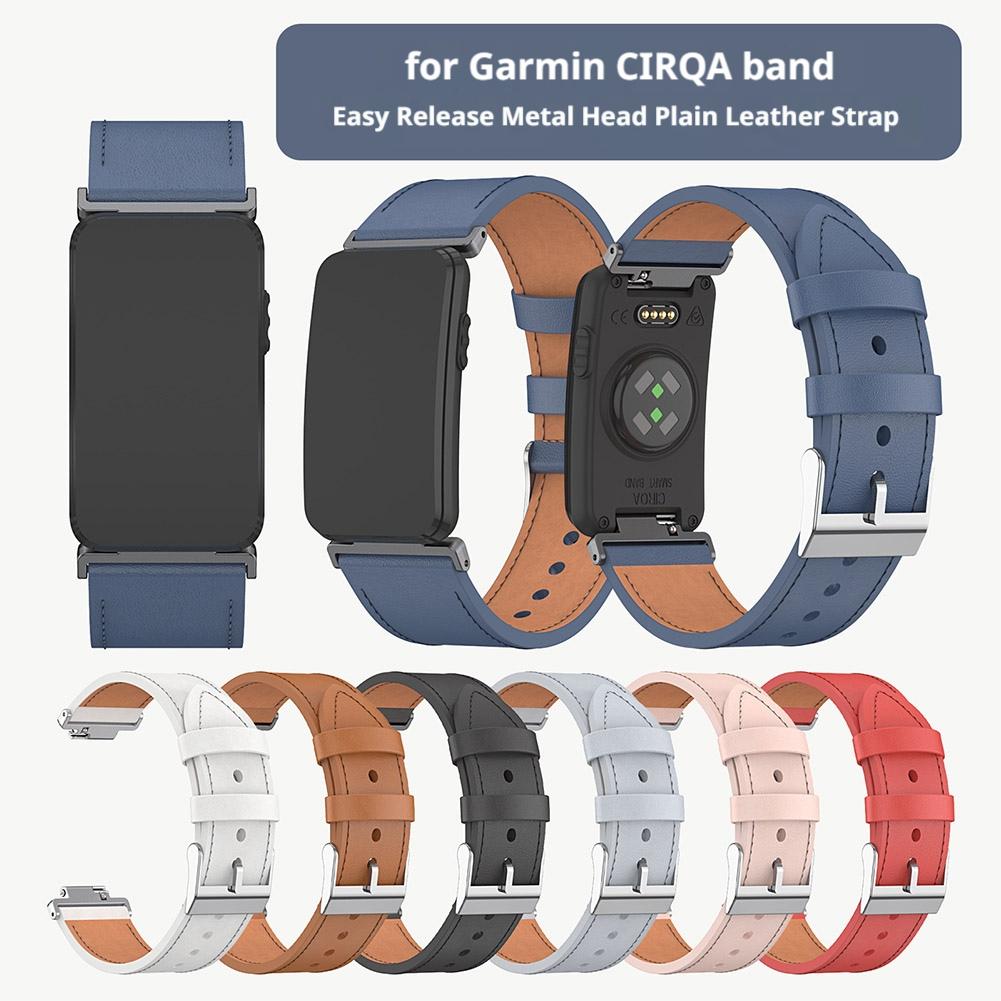 Leather Strap For Garmin CIRQA - Leather Strap Quick Release 评论和价格