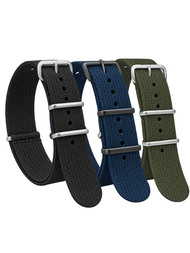 Ribbed Nylon Strap For Seiko M - Nato Strap Nylon 评论和价格